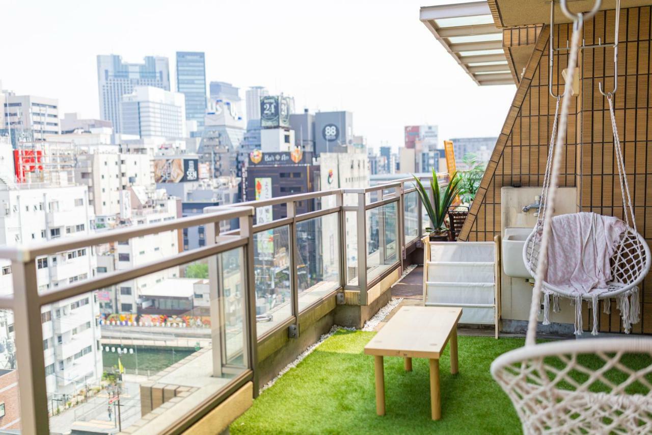 Aparthotel Chuan House - Amemura Ósaka Exteriér fotografie